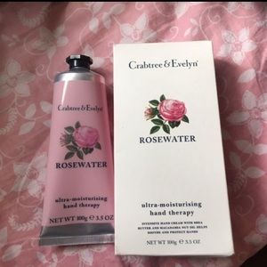 Crabtree & Evelyn Hand Therapy, Rosewater, 3.5 oz
